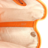 Hermes Garden Party 30 Orange Negonda Palladium Hardware