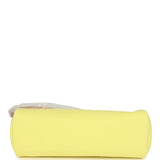 Hermes Herbag Zip PM 31 Jaune Citron Toile H Canvas and Fauve Vache Hunter Palladium Hardware