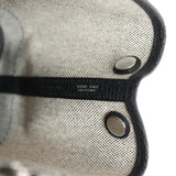 Hermes Garden Party Neo 23 Black-Ecru Toile H Canvas and Black Negonda Palladium Hardware