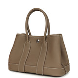 Hermes Garden Party Neo 23 Etoupe Negonda Palladium Hardware