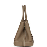 Hermes Garden Party Neo 23 Etoupe Negonda Palladium Hardware