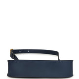 Hermes Mini Jypsiere Bleu Navy Swift Gold Hardware