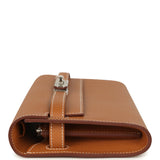 Hermes Kelly Wallet To Go Gold Epsom Palladium Hardware
