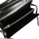 Hermes Kelly Wallet To Go Black Box Palladium Hardware