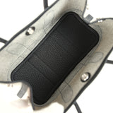 Hermes Garden Party Neo 23 Black-Ecru Toile H Canvas and Black Negonda Palladium Hardware - Thumbnail View 7