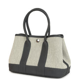 Hermes Garden Party Neo 23 Ardoise-Ecru Toile H Canvas and Ardoise Negonda Palladium Hardware