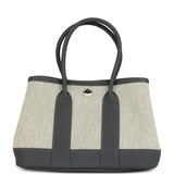 Hermes Garden Party Neo 23 Ardoise-Ecru Toile H Canvas and Ardoise Negonda Palladium Hardware