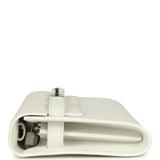 Hermes Kelly Wallet To Go New White Epsom Palladium Hardware