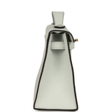 Hermes Kelly Pochette Gris Platine Swift Permabrass Hardware