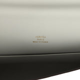 Hermes Kelly Pochette Gris Platine Swift Permabrass Hardware