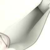 Hermes Kelly Pochette Gris Platine Swift Permabrass Hardware