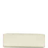 Hermes Kelly Pochette Gris Perle Ostrich Palladium Hardware