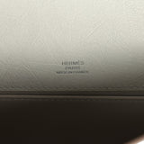 Hermes Kelly Pochette Gris Perle Ostrich Palladium Hardware