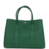 Hermes Garden Party 30 Vert Moyen Negonda Palladium Hardware - Thumbnail View 4