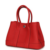 Hermes Garden Party Neo 23 Rouge Radieux Togo Palladium Hardware