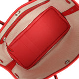 Hermes Garden Party Neo 23 Rouge Radieux Togo Palladium Hardware