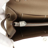 Hermes Kelly Wallet To Go Etoupe Epsom Palladium Hardware