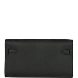 Hermes Kelly Wallet To Go Black Epsom Gold Hardware