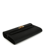 Hermes Kelly Wallet To Go Black Epsom Gold Hardware