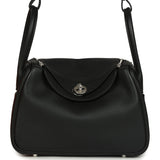 Hermes Lindy 26 Black Clemence Palladium Hardware