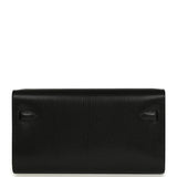 Hermes Kelly Wallet To Go Black Chevre Chamkila Palladium Hardware