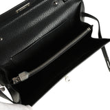 Hermes Kelly Wallet To Go Black Chevre Chamkila Palladium Hardware