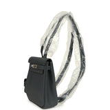 Hermes Mini Kelly Jump Backpack Gris Misty Swift Palladium Hardware