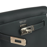 Hermes Mini Kelly Jump Backpack Gris Misty Swift Palladium Hardware