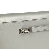 Hermes Kelly Wallet To Go Black Argent Chevre Chamkilight Palladium Hardware