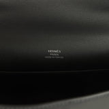 Hermes Kelly Pochette Black Swift Palladium Hardware