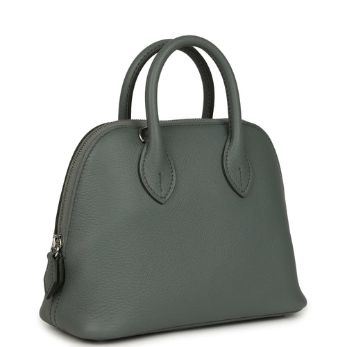 Hermes 1923 Bolide Mini Vert Amande Evercolor Palladium Hardware