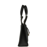 Hermes Halzan 25 Black Clemence Gold Hardware