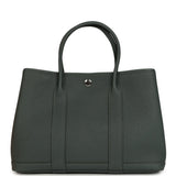 Hermes Garden Party 30 Vert Mangrove Negonda Palladium Hardware