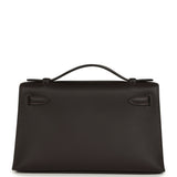 Hermes Kelly Pochette Bai-Brun Swift Gold Hardware