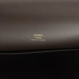 Hermes Kelly Pochette Bai-Brun Swift Gold Hardware