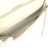 Pre-owned Hermes Kelly Cut Beton Matte Alligator Gold Hardware