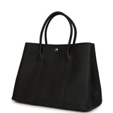 Hermes Garden Party 36 Black Negonda Palladium Hardware