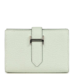 Hermes Bearn Mini Wallet Vert Peppermint Chevre Mysore Palladium Hardware