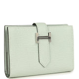Hermes Bearn Mini Wallet Vert Peppermint Chevre Mysore Palladium Hardware