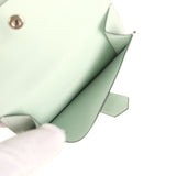 Hermes Bearn Mini Wallet Vert Peppermint Chevre Mysore Palladium Hardware