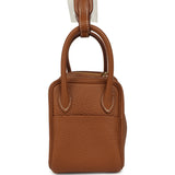 Hermes Mini Lindy Gold Clemence Gold Hardware