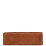 Vintage Hermes Kelly Pochette Fauve Doblis Palladium Hardware