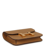 Hermes Constance Slim Wallet Biscuit Epsom Gold Hardware