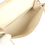 Hermes Kelly Pochette Craie Swift Permabrass Hardware