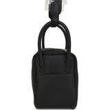 Hermes Mini Lindy II Black Clemence Gold Hardware - Thumbnail View 3