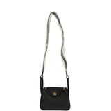 Hermes Mini Lindy II Black Clemence Gold Hardware - Thumbnail View 6