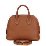 Hermes 1923 Bolide Mini Gold Evercolor Gold Hardware