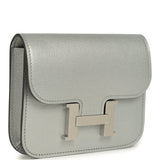 Hermes Constance Slim Wallet Argent Chevre Chamkilight Palladium Hardware