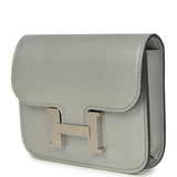 Hermes Constance Slim Wallet Argent Chevre Chamkilight Palladium Hardware