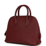 Hermes 1923 Bolide Mini Rouge H Chevre Palladium Hardware